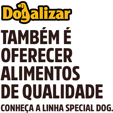 SpecialDog também é oferecer alimentos de qualidade